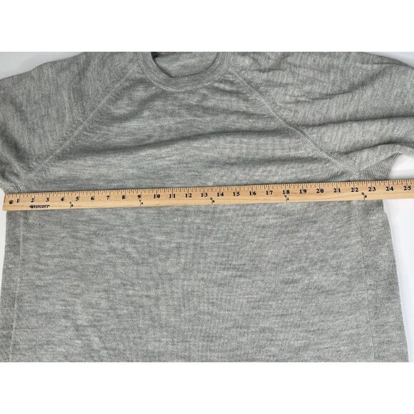 Paka Royal Alpaca Wool Sweater Men’s XXL Heather Grey Handmade Crewneck Pullover - Picture 15 of 16